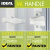 Ideal Security BK1215W ML Lever Set for Storm Doors and