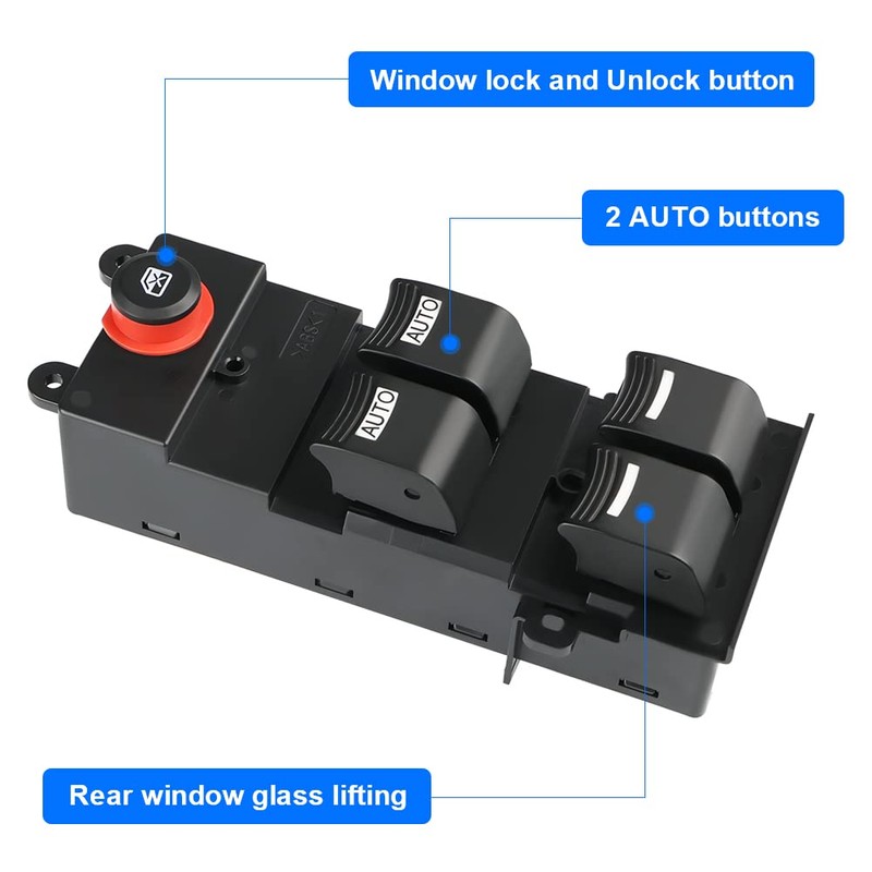 WMPHE Compatible with Driver Side Master Power Window Switch Acura