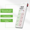 BN-LINK 8 Outlet Surge Protector with 7-Day Digital Timer (4