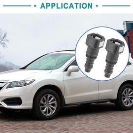 ACROPIX Fuel Line Quick Connect Straight Push-On Single Barb Fuel Hose Adapter Connector for 5/16 to 3/8 Rubber Tubings - Pack of 2