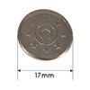 WedDecor Metal Jean Buttons Replacement with Screw Back Pin Hammer