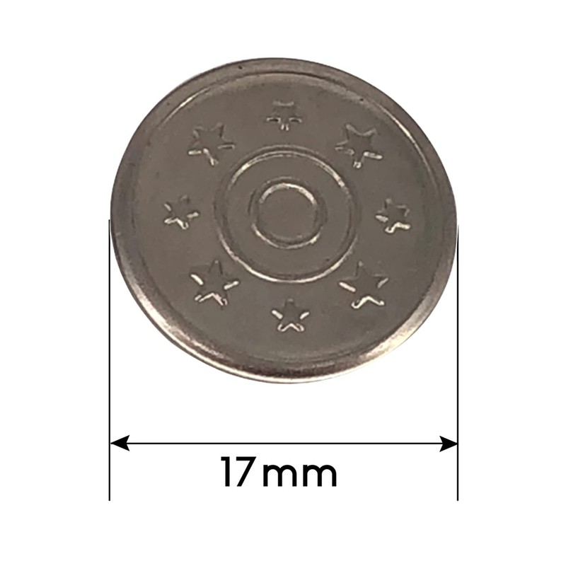 WedDecor Metal Jean Buttons Replacement with Screw Back Pin Hammer