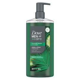 DOVE MEN + CARE DOVE MEN + CARE Body Wash Coastal Cedar to Rebuild Skin in the Shower with Plant-Based Cleansers and Moisturizers 26 oz
