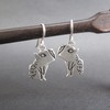 Mark Poulin Sterling Silver Capybara Earrings - Funny Cute Wild
