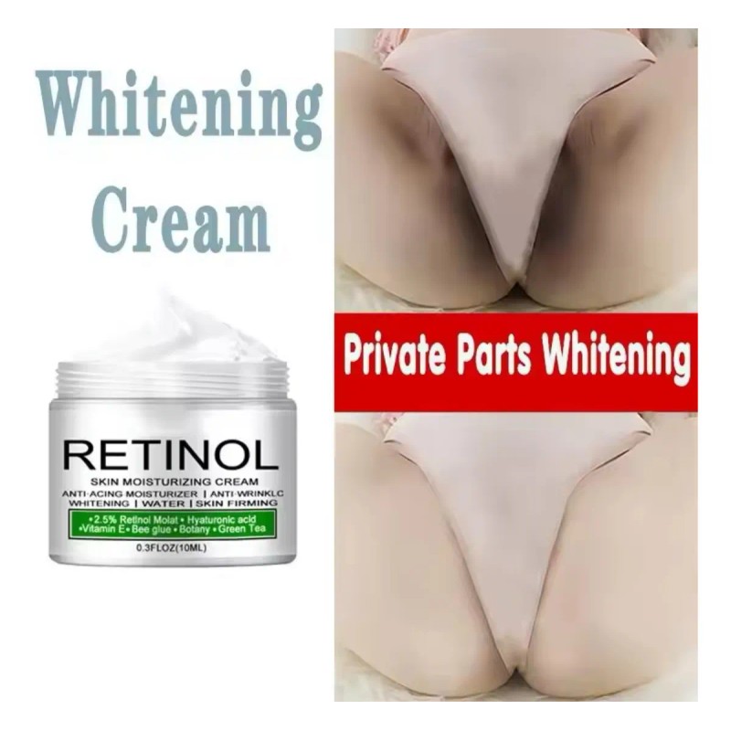 Kit 2 Cremas Blanqueadora Cuerpo Zonas Intimas Codos Cuello