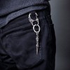 Artemis Kings Skull Crown Dagger Keychain AKK0005 Men's Women's Brand