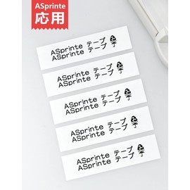 3pcs 18mm White Black Letters ES18K Compatible King Jim Tepra Tape Cartridge for Kingjim tepra (SS18K) 8M SR-R980 SR-R680 SR370 SR-MK1 Tepra PRO All Models ASprinte