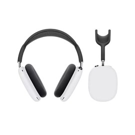 airpods max Zotech Silicone Protective Cover Soft Earcup Cushions Case for Airpods Max White