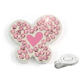 Elixir Golf Ball Marker Hat Clip, Butterfly, Made with Stellux Austrian Crystal Golf Ball Marker, BMP3