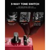 Donner Distortion Guitar Pedal, Morpher Mini Distortion 3 Modes Natural,