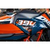 Tankpad Side Tank Pad Carbon Racing Orange Compatible with KTM