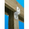 6 PCS Deck Joist Tie,Steel Z Bracket Tie Plate Fit