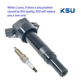 Ignition Coil Pack with Iridium spark plug for Kia Soul Forte Forte5 Hyundai Tucson Elantra Elantra GT (1.8L 2.0L ONLY) 2011-2016 Replacement for UF651 5C1861 C1804 1788511 273002E000(4 set)