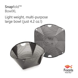Fozzils Plastic Snapfold™ Bowl XL (Grey)