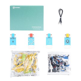 ELECFREAKS - Paquete de accesorios de codificación interactiva, ladrillos de construcción de microbit para coche TPbot y kit de Nezha Inventor, kit de sensores STEM Educational Planet X Series (sin Micro:bit y TPbot y Nezha)