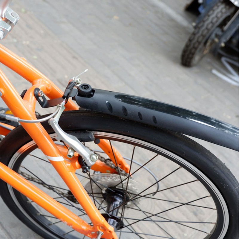 14in Folding Bike Fender Set Plastic Easy To Install Bicycle