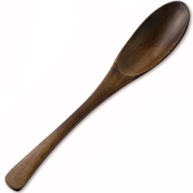 Nagao Curry Spoon Slim 7.6" Dull Tree Handmade Cutlery Wooden
