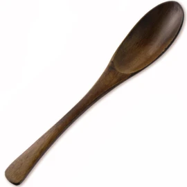 Nagao Curry Spoon Slim 7.6" Dull Tree Handmade Cutlery Wooden