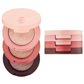 Kaja Korean Eyeshadow Trio - Beauty Bento (Matte, Shimmer, Glitter Options) | High Pigment & Long Lasting | Portable, Easy to Use, Compact, Convenient, and Travel Friendly Eyeshadow:_Orange Blossom