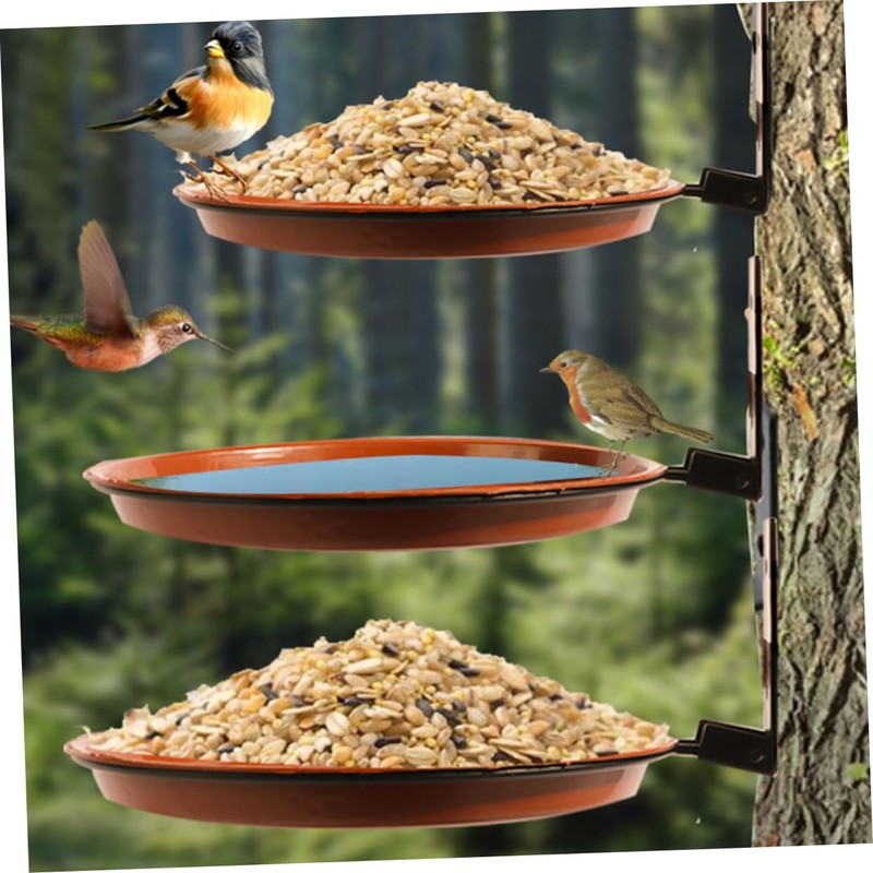 CIYODO Bird Feeding Device Decorative Bird Feeder Parrot Feeder Large