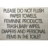 BUILDINGSIGNS.COM Restaurant Restroom Signs Set (Brush Aluminium, 3 Signs !!!)-REF24-102