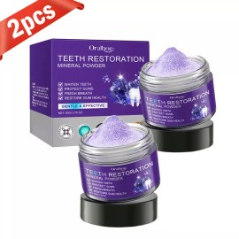 Unbranded 5X Dental restoration mineral powder, mineral tooth powder, teeth whitening US - 2PCS-Tooth Powder