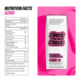 CheckCheck Prebiotic Rice Water, Dawn, Dusk, and Azuki, 12 Pack, 8.45 fl oz Bottles (12 Pack, Azuki)