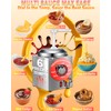 Nacho Cheese Dispenser with Pump - 2.8QT Stainless Steel Nacho