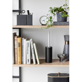 Yamazaki 1831 Tower Lint Roller Holder, Black, Steel, 6.8 x 6.8 x 15.2 cm