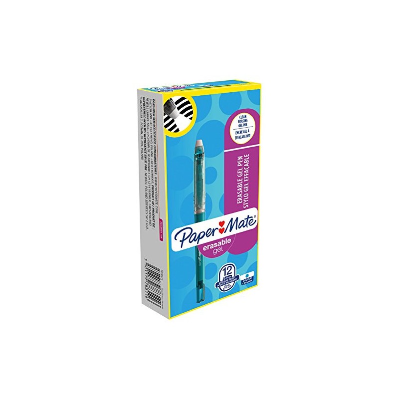 Paper Mate Medium 0.7 mm Tip Erasable Gel Pen -
