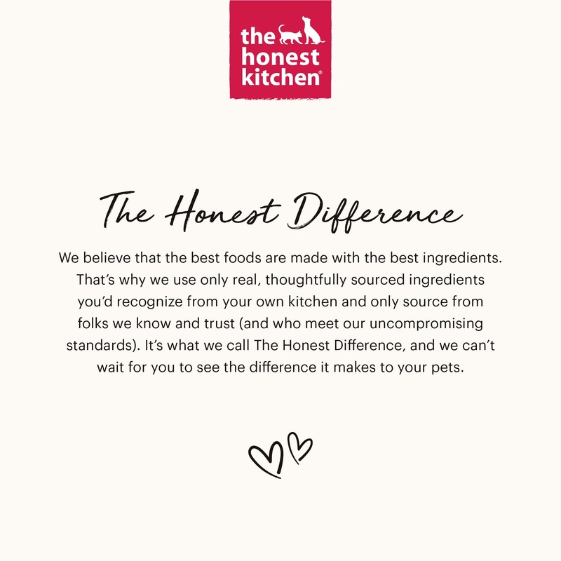 The Honest Kitchen Smittens® Bites: Heart-Shaped White Fish Cat Treats,