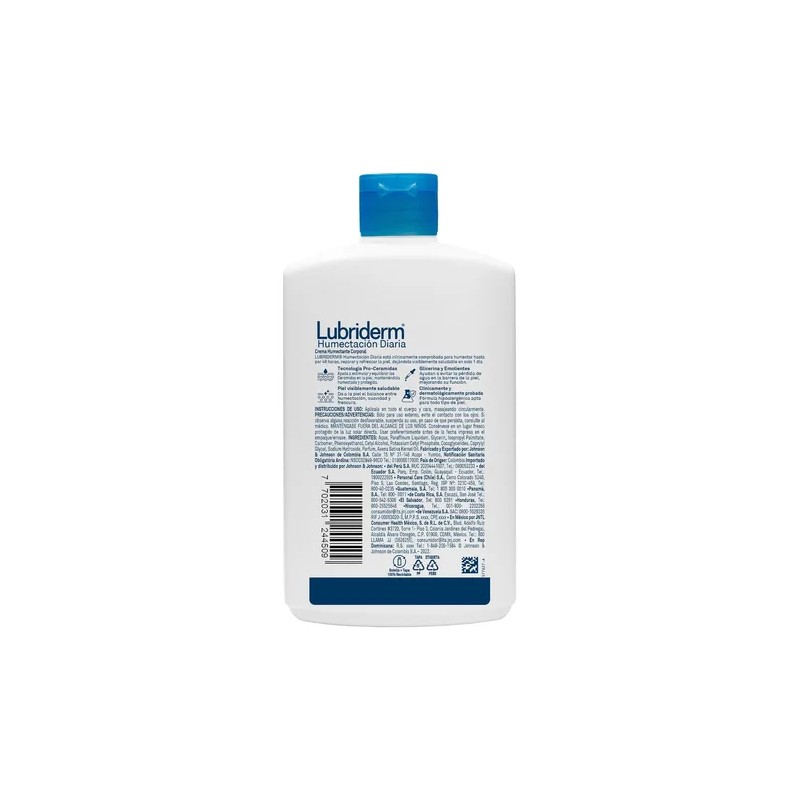 Crema Corporal Lubriderm Humectación Diaria 400ml