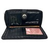Stone Mountain Women's Leather Ludlow Clutch Wallet with Checkbook Cover