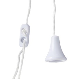 Dzina Pull Cords Bathroom Ceiling Light 2 PACK Quality Replacement Cord Pull for Ceiling Switch - Durable Bathroom Light Pull Cord & Bathroom Pull Cord Handle