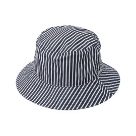 Pin Apparel 622-5187306 Women's Bucket Hat (Striped) / Golf Hat, navy (120_navy), Free size
