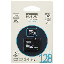 KLEVV microSDXC 128GB UHS-I U3 Class 10 V10 A1 Max Read:100MB/s Max Write:56MB/s K128GUSD3U3-NJ