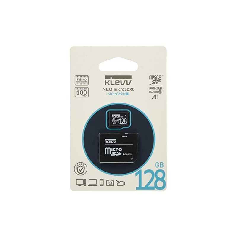 KLEVV microSDXC 128GB UHS-I U3 Class 10 V10 A1 Max