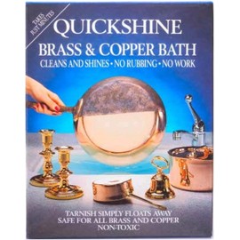 Quickshine Brass and Copper Clean and Shine Bath, 4 Sachets