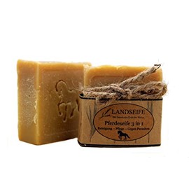 Landseife Organic Horse Soap 3-in-1 - Cleaning - Care - Against Parasites