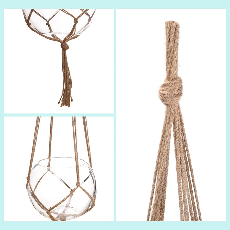 EBOOT 2 Pack 48 Inch Large Macrame Plant Hanger Rope
