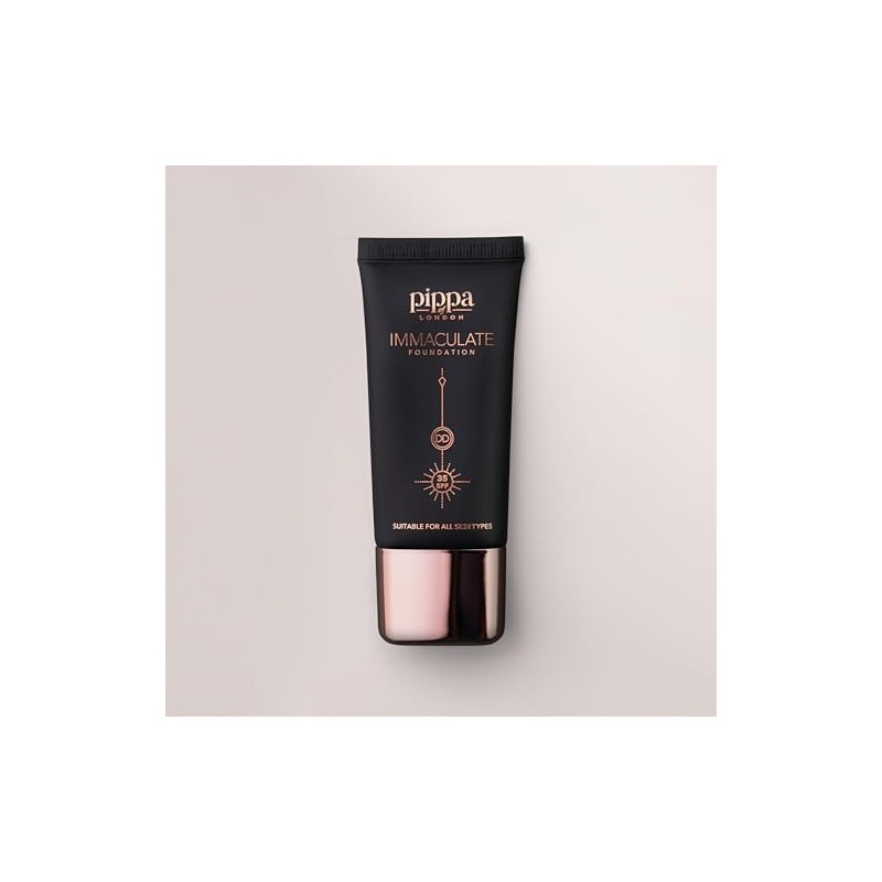 Pippa of London Immaculate Liquid Foundation, Beige 205, Lightweight, Medium