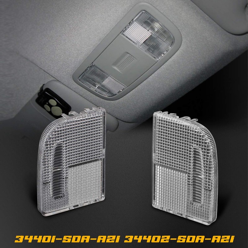 HERCOO Interior Dome Light Cover Roof Map Light Lens 34401-SDA-A21