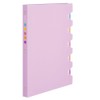 マルマン ルーズリーフ バインダー B5 ファイブチャート 26穴 パープル F116-10