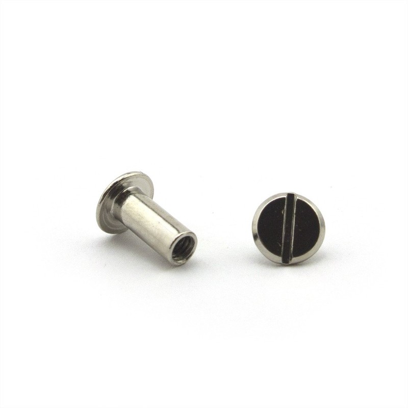 HAND ® Binding Screws SSSF11 Stylish Silver Screw In Studs