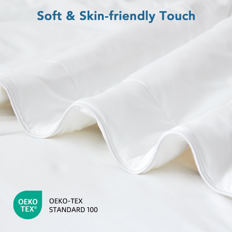 Revolutionary Cooling Comforter, King/Cal King Size, Ultra-Soft Cool Blanket for