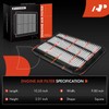 A-Premium 2-PC Engine Air Filter Compatible with Acura RL 1996-2004