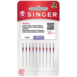 SINGER Sewing Machine Needles Size 100/16 Universal 2020 Pack of 10