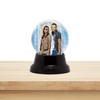 LED Light Up Photo Snow Globe (Black, Large)