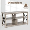 Giantex TV Stand for Bedroom & Living Room, Small TV