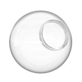 KASTLITE 10" Clear Acrylic Lamp Post Globe | Smooth Textured with 3.91" Fitter Neck | Manufactured in the USA